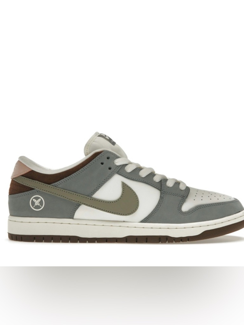 Nike Men’s Low-Top Sneaker Yuto Hurigome- Gray/White/Olive/Brown/Pink